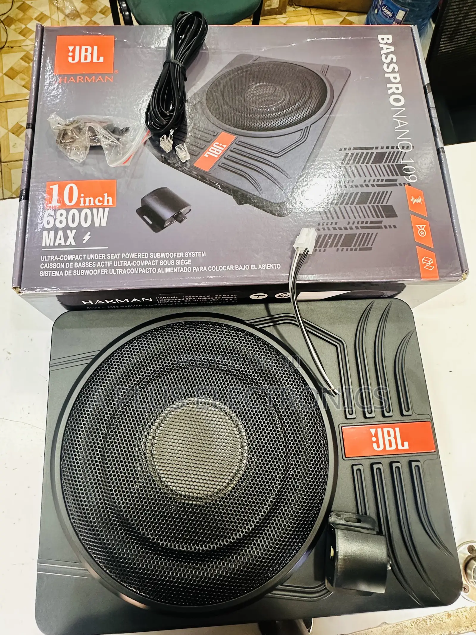 JBL Underseat Subwoofer 6800w Deep Bass Performance System
