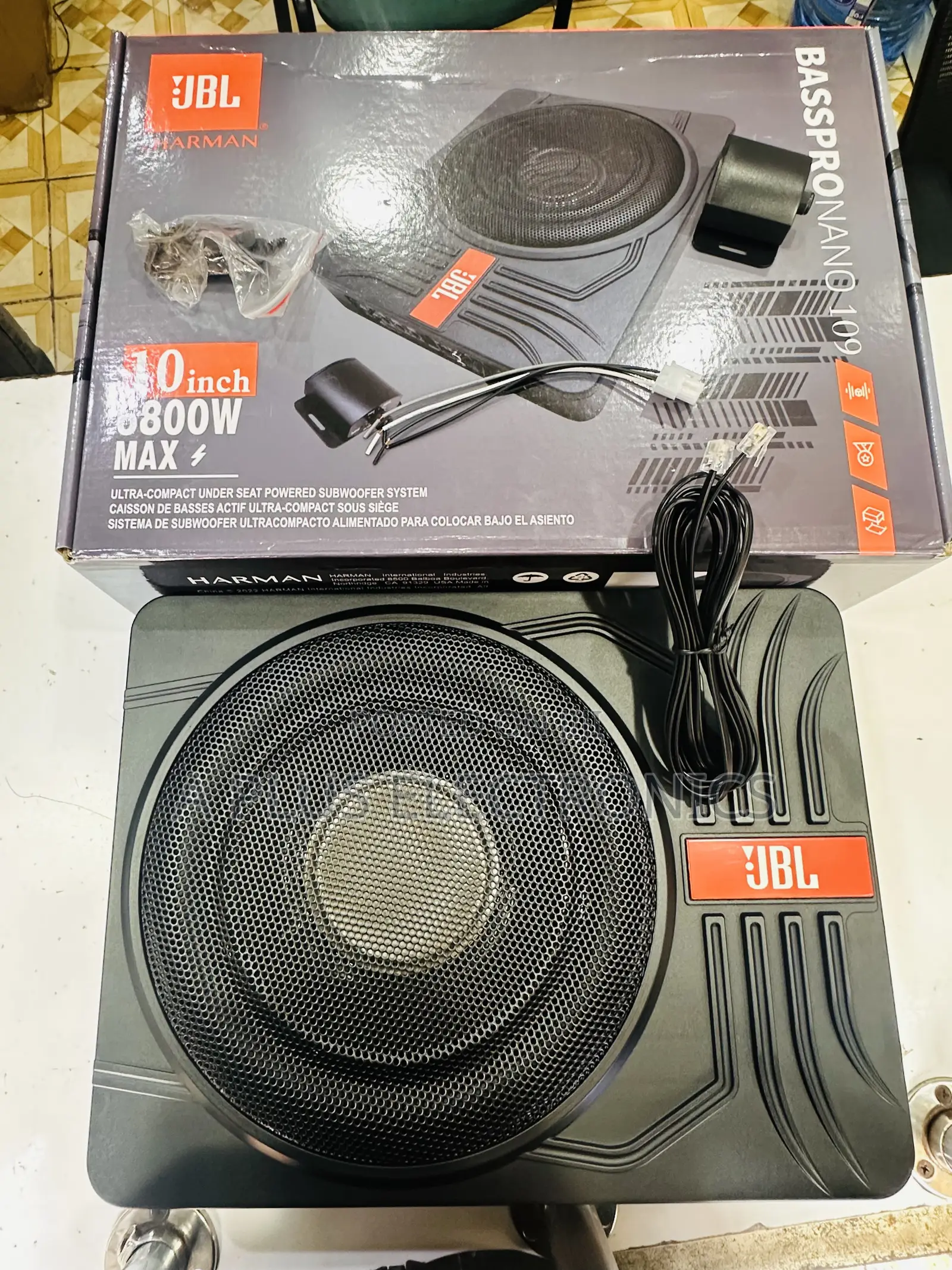 JBL Underseat Subwoofer 6800w Enhanced Car Music Experience
