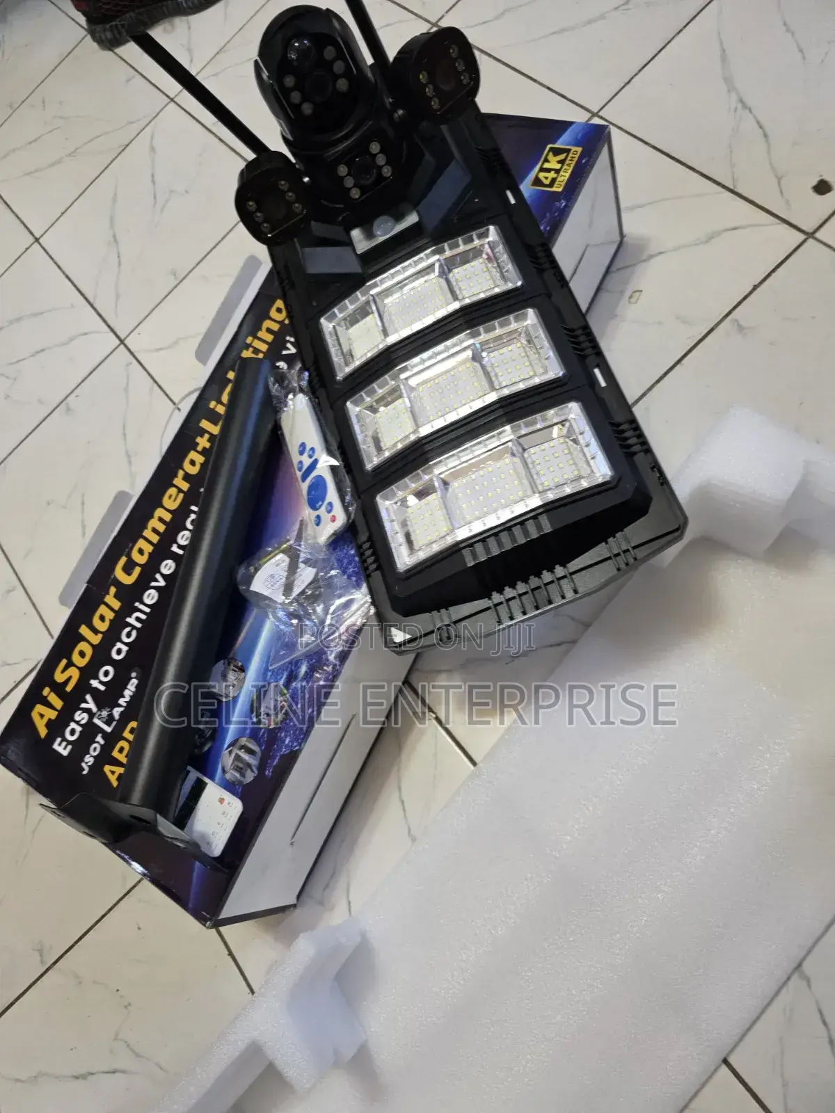 Ai Solar Camera +Lighting 1000w