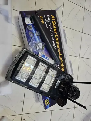Solar Camera With 1000w Streetlight