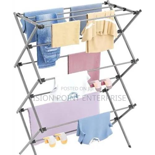 3 Tier Drying Clothe Rack Foldable - main view