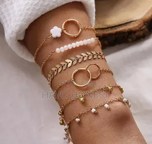 6pcs Golden Bracelets