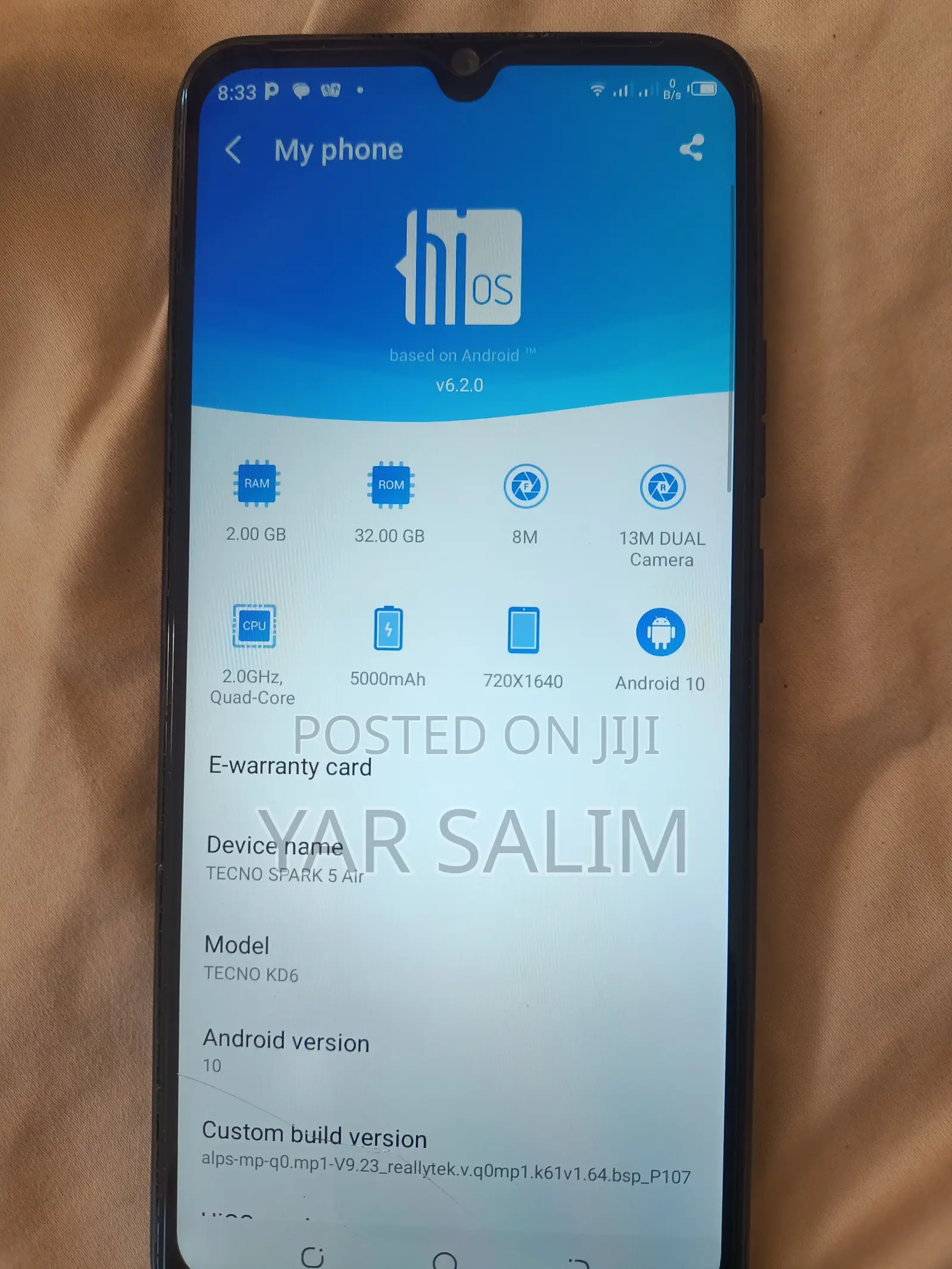 Tecno Spark 5 Air 32 GB Black