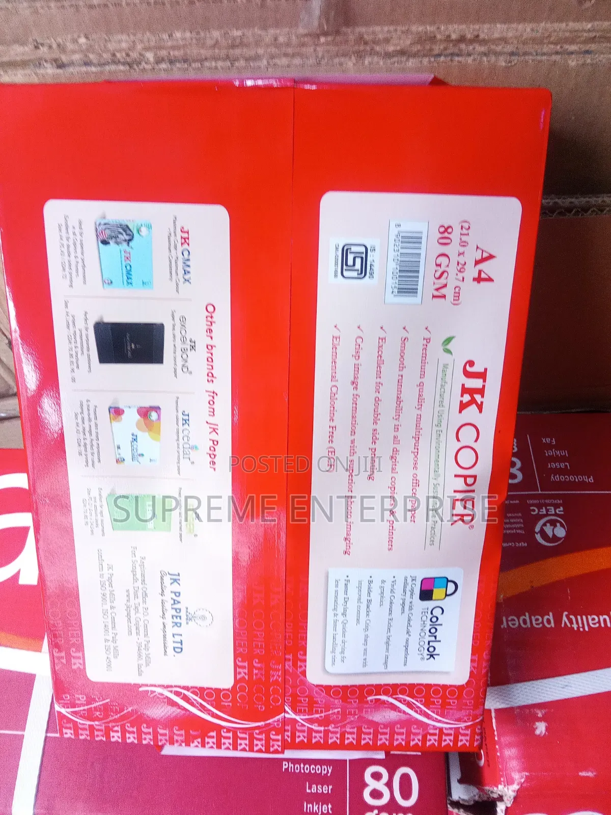 Jk Copier Printing Papers A4 Size