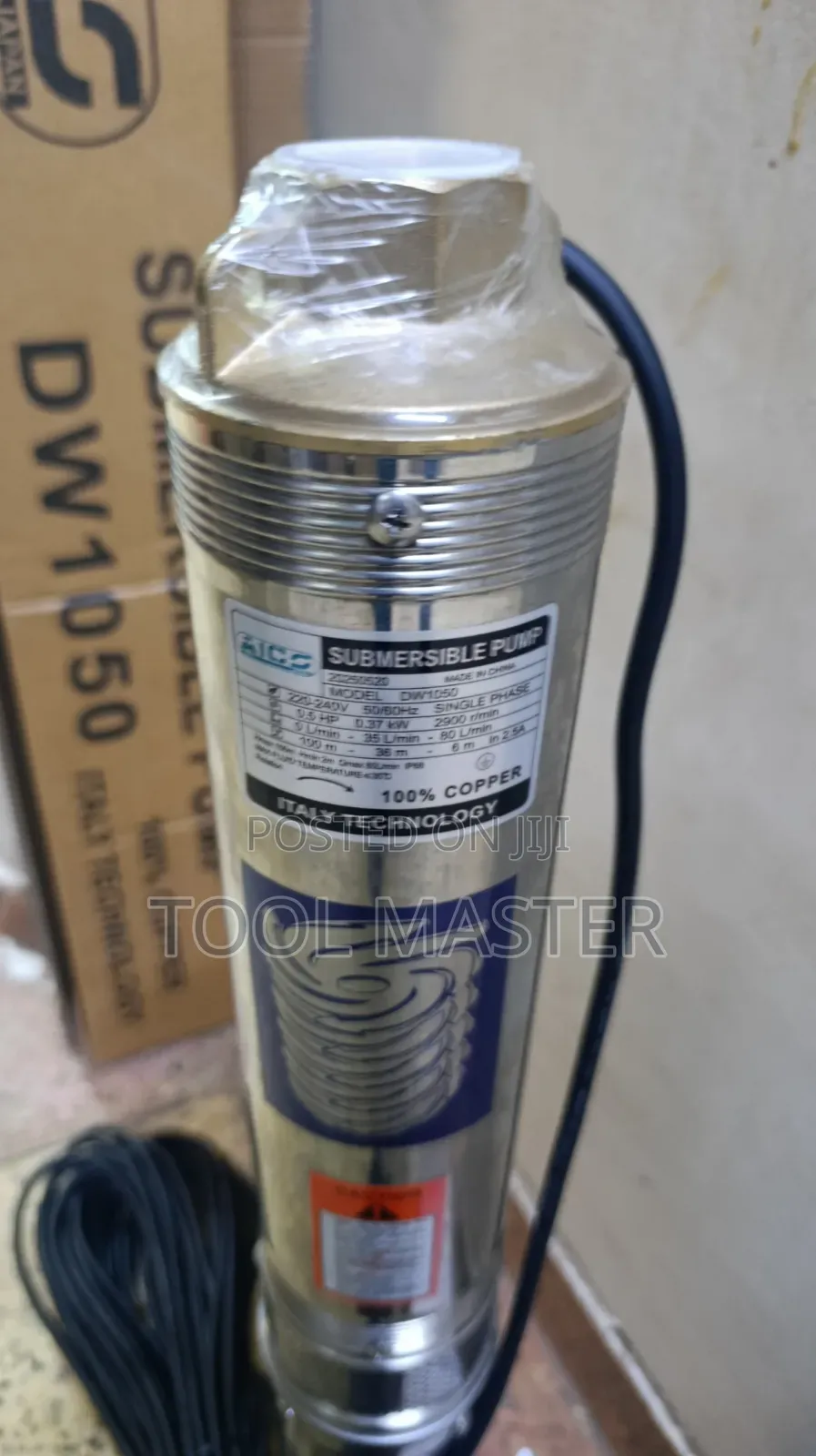 0.5hp Aico Submersible Water Pump/0.5hp Aico Deep Well Water Pump