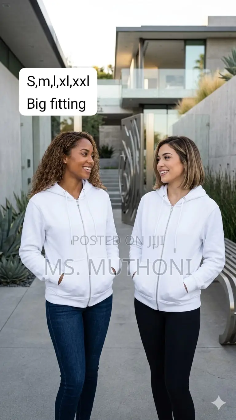 Unisex High Quality Plain Zipper Hoodies in Stock