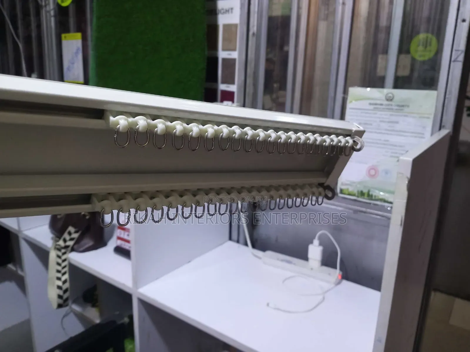 Aluminium Double Curtain Rail