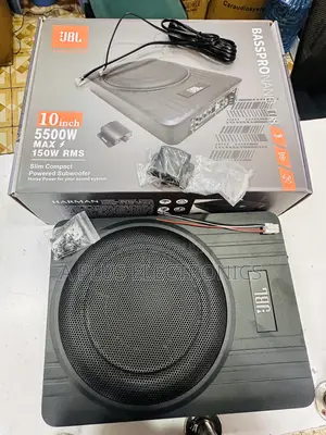 JBL Underseat Subwoofer 5500w Nano108 – Compact Slim Car Subwoofer