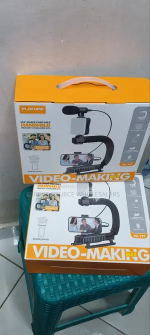 Handheld Video Making Kit With Led Light Mobile Filmmaking