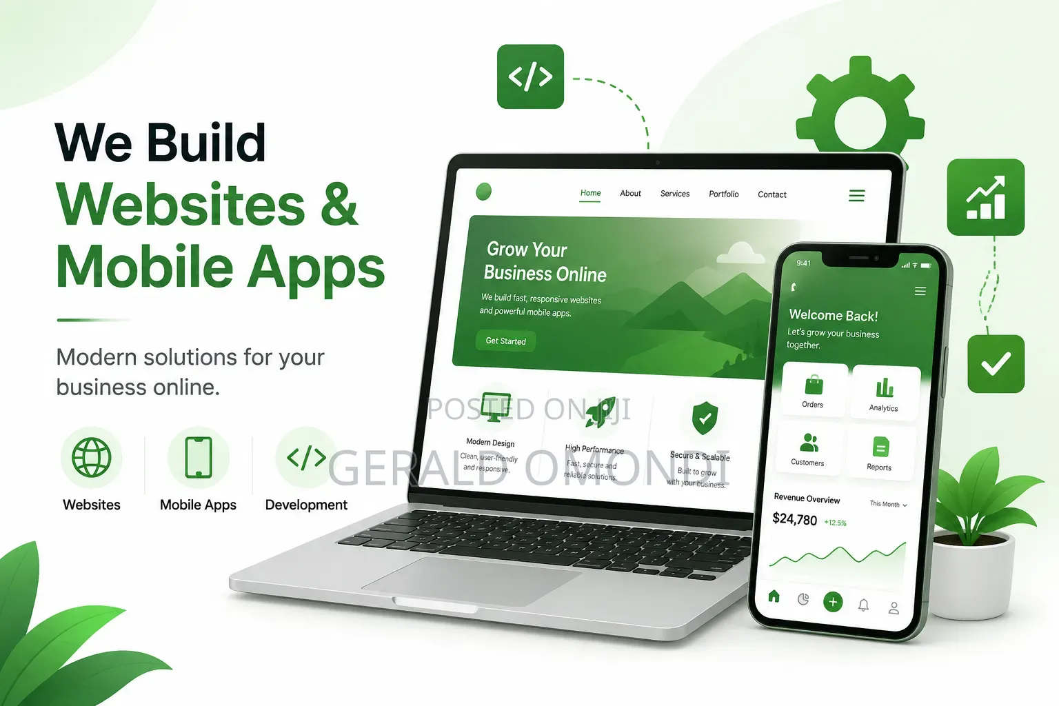Custom Websites Mobile Apps for Your Business