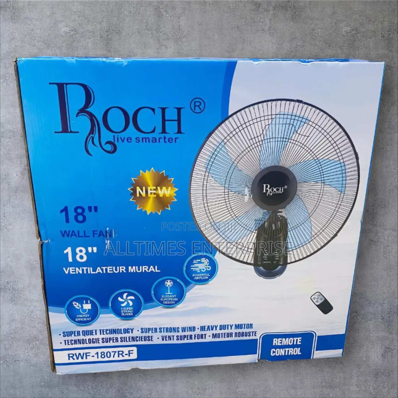 Roch 18’ Wall Fan RWF-1807r-F