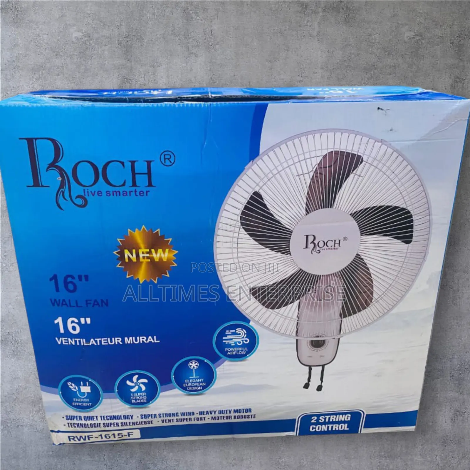 Roch 16’ Wall Fan 1615f