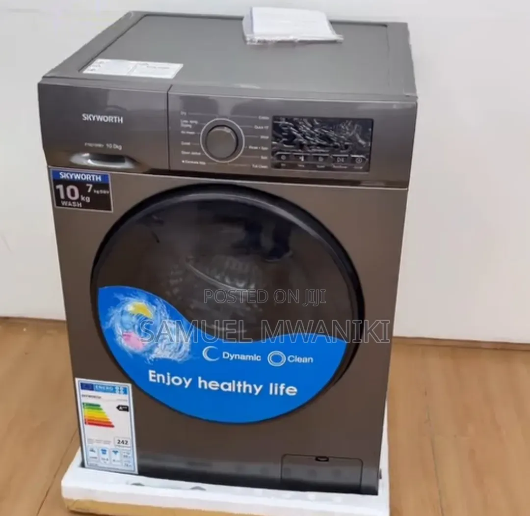 Skyworth Wash Dry 10kg/7kg Front Load Washing Machine