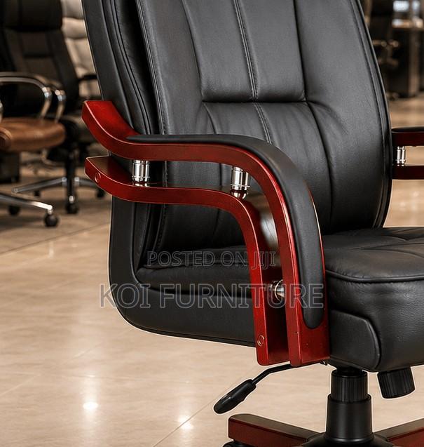 Office Chairs; Leather Executive Ceo Biss Office Managers Chair - thumbnail 2