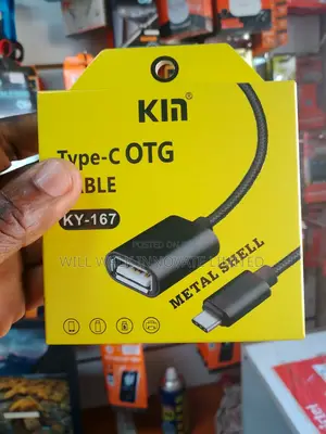Kyin Ky-167 Type-C to Usb Otg Adapter Cable With Durable Metal Shell