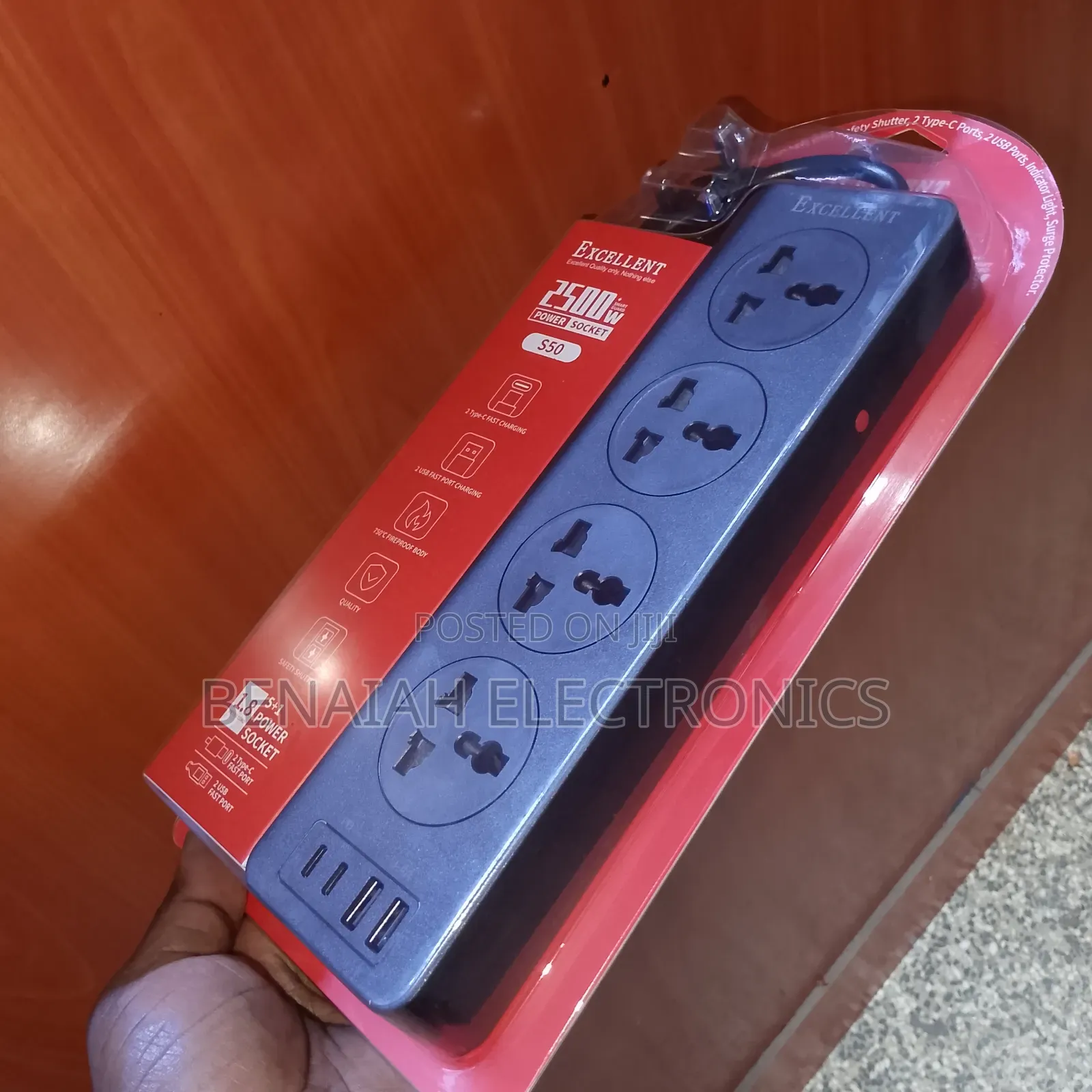 Extension Cable Excellent 2500watts Power Socket