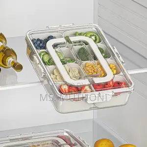 10-Compartment Clear Fridge Box*