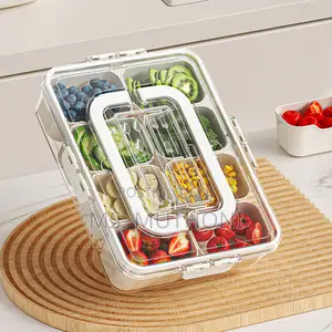 10-Compartment Clear Fridge Box*