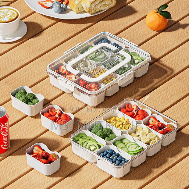 10-Compartment Clear Fridge Box* - thumbnail 4