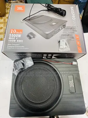 JBL Underseat Subwoofer 5500w Nano108 – Compact Design, Massive Bass