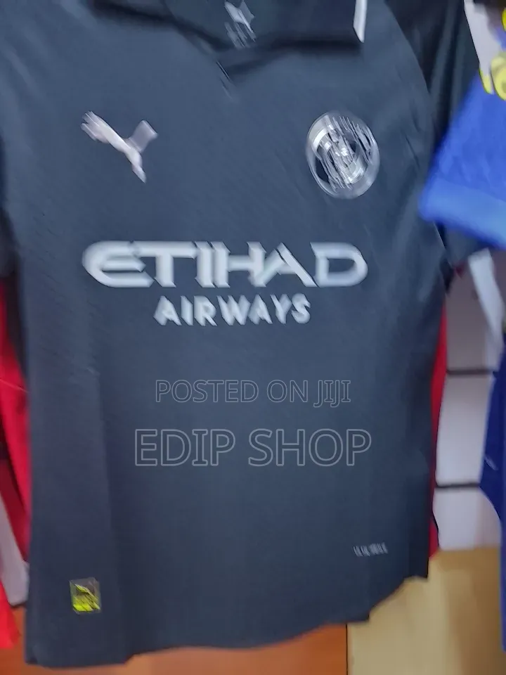 Black Manchester City Jersey