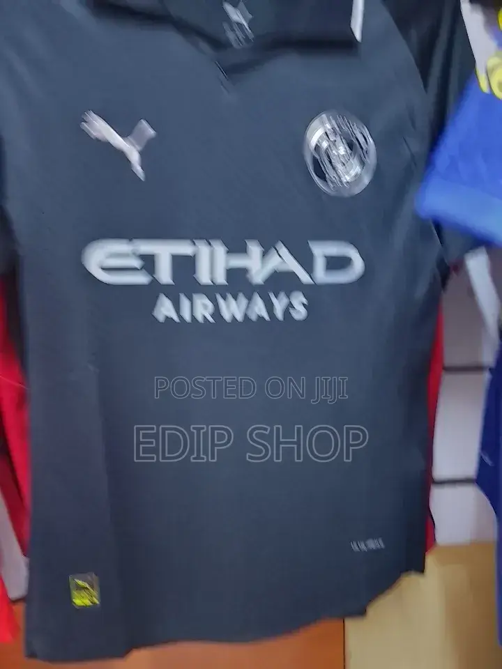 Black Manchester City Jersey