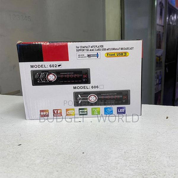 606 Digital Mp3 Car Radio – 1 Din Stereo Audio Player With Fm Radio