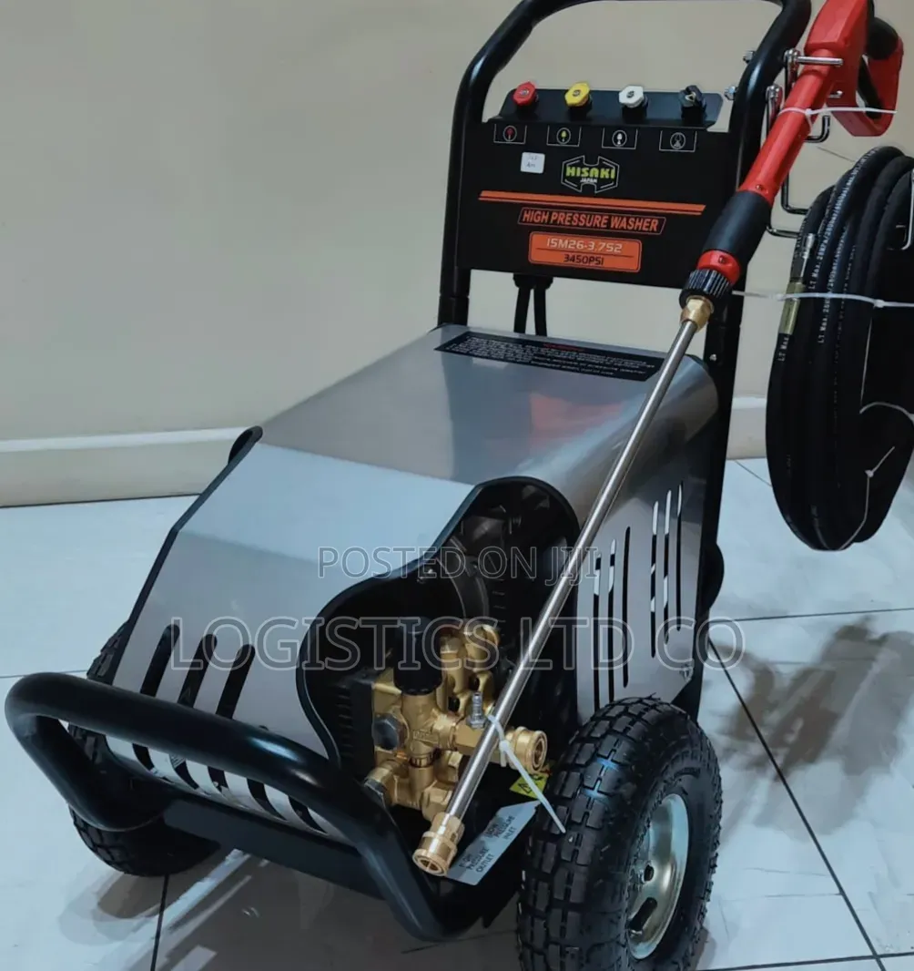 Hisaki Japan Electric Pressure Washer 5hp Motor 3450psi