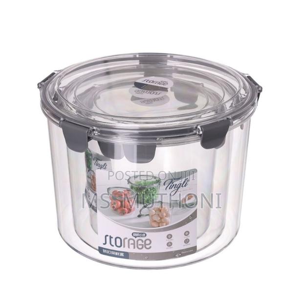 PCS Large Acrylic Lock and Lock Bpa Free Storage Containers - thumbnail 3