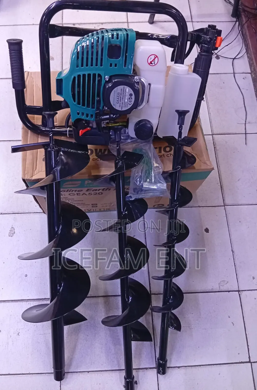 Power Action 2stroke Earth Auger/2000w, 52cc Earth Auger