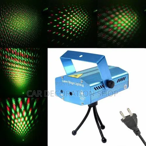 Blue Mini Stage Sound Activated Laser Projector Automated Light Shows