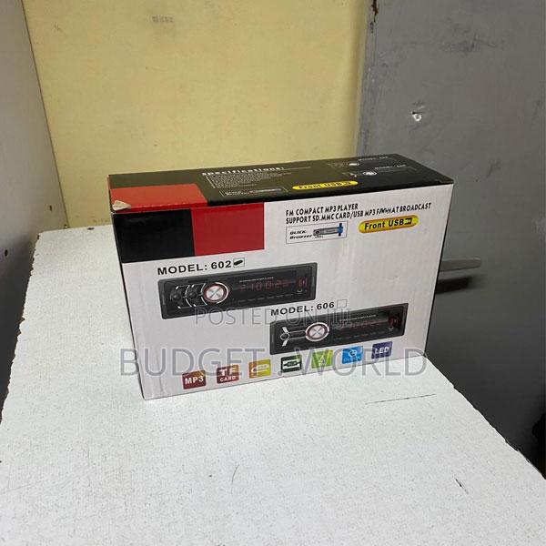 606 Car Mp3 Stereo Receiver – Compact 1 Din Audio Entertainment Unit