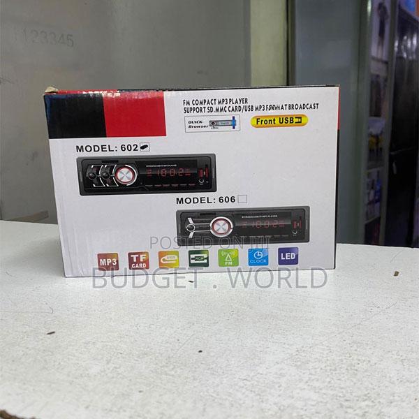 606 Auto Stereo Mp3 Player – Stylish 1 Din Dashboard Audio System