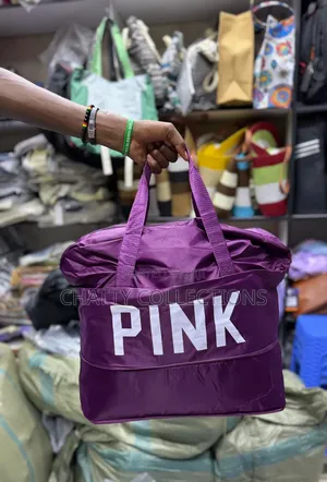 Purple (Pink) Waterproof Expandable Bag