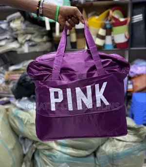 Purple (Pink) Waterproof Expandable Bag