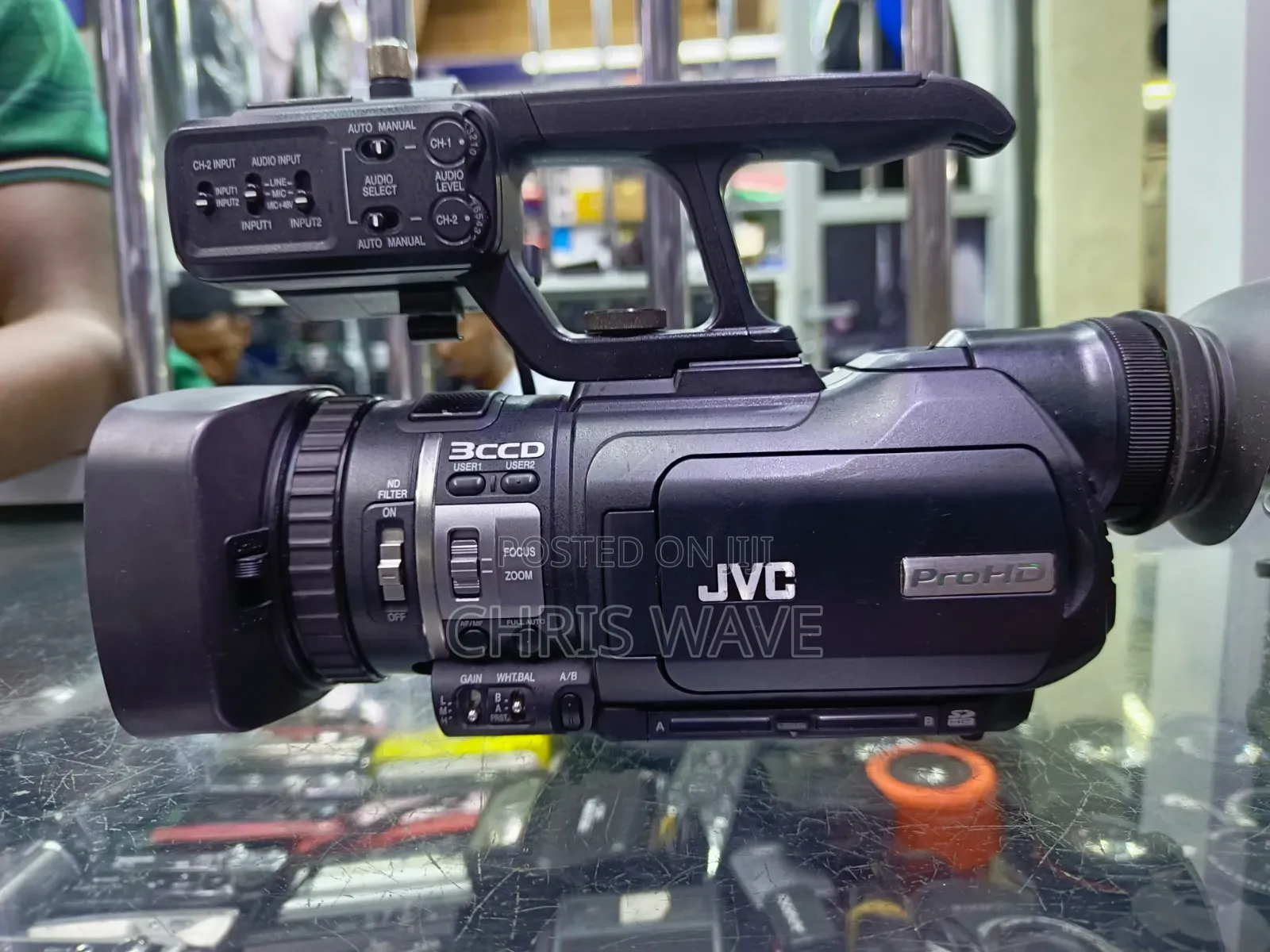 JVC Professional Camcorder With Memory Card