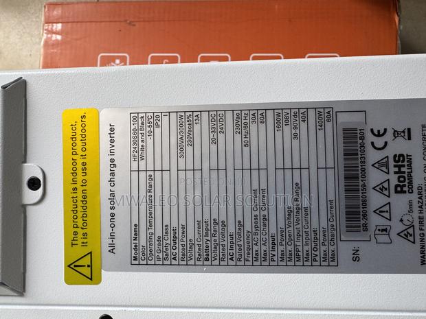 Srne 3000watts Hybrid Inverter - thumbnail 3