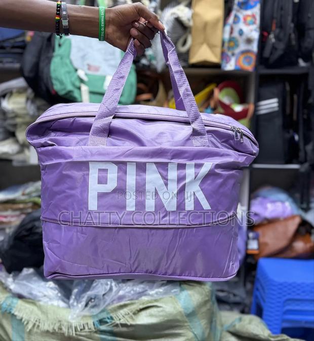 Light Purple (Pink) Waterproof Expandable Bag