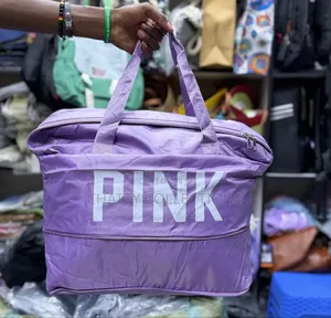 Light Purple (Pink) Waterproof Expandable Bag
