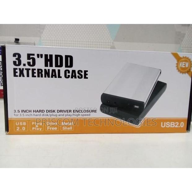 Usb 2.0 Sata 3.5" External HDD Case - Aluminum External Enclosure