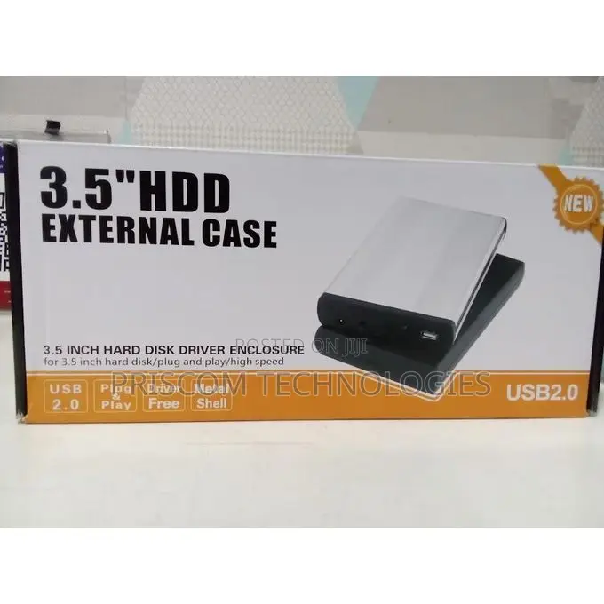 Usb 2.0 Sata 3.5" External HDD Case - Aluminum External Enclosure