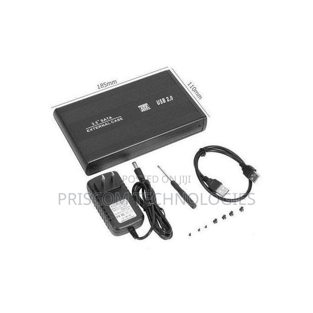 Usb 2.0 Sata 3.5" External HDD Case - Aluminum External Enclosure - thumbnail 2