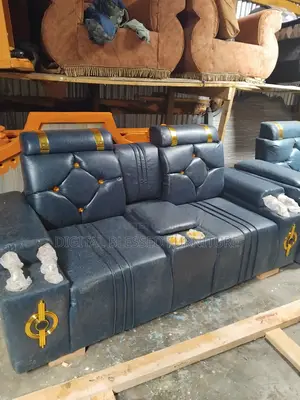 Dark Grey Semi Recliner Sofa Seat