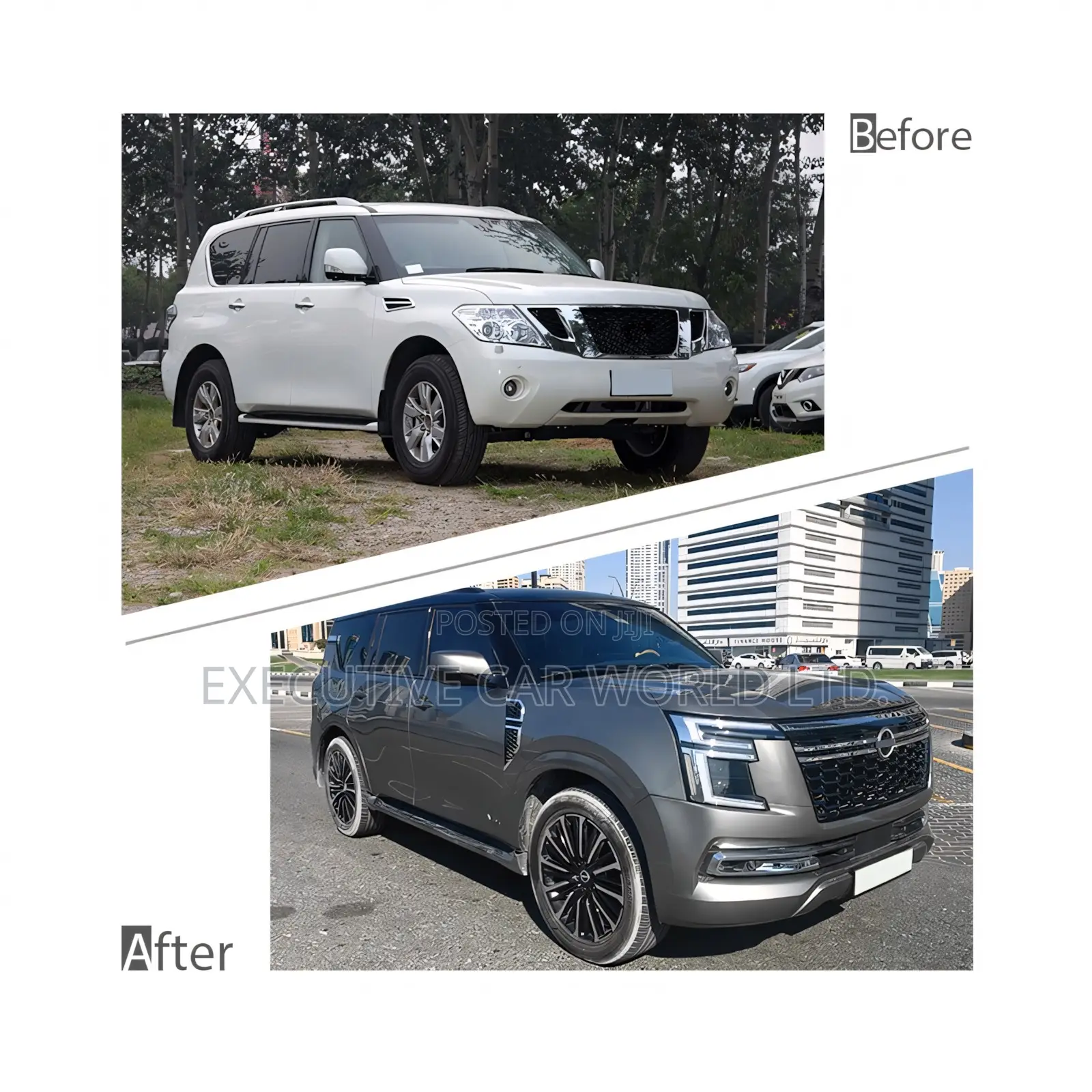 Nissan Patrol Y62 to Y63 Facelift Kit