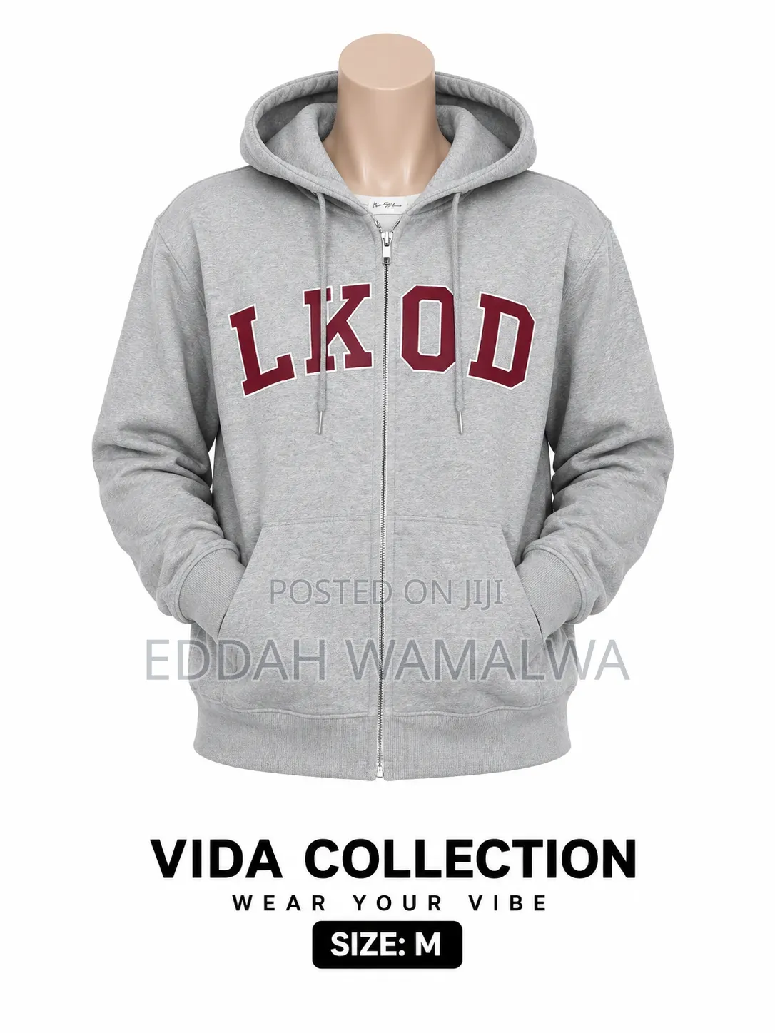 Plain Hoodies With Zip