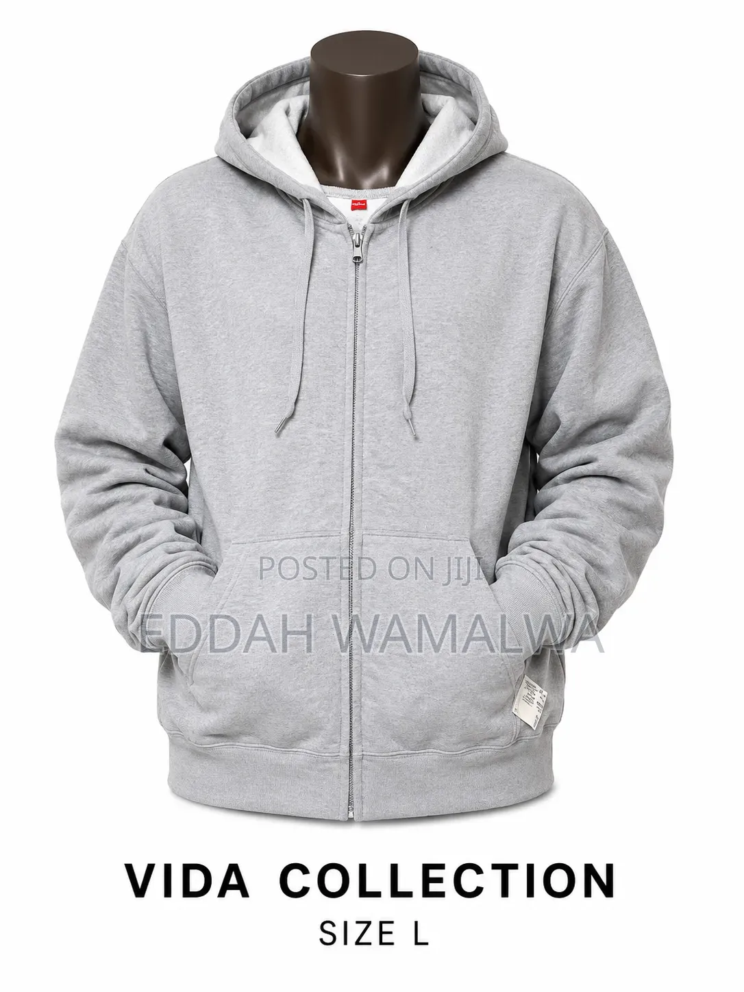 Plain Hoodies With Zip