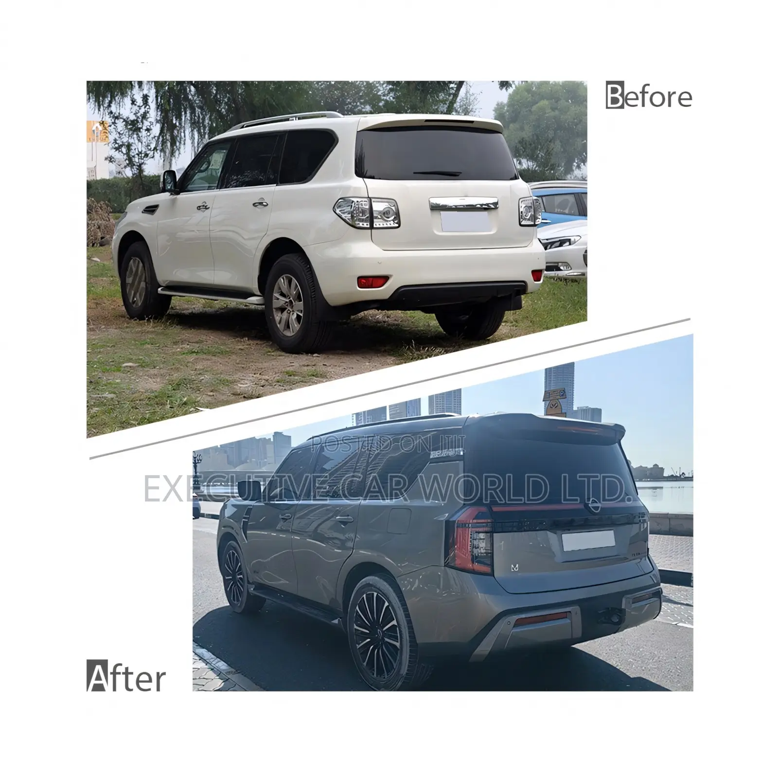 Nissan Patrol Y62 to Y63 Facelift Kit
