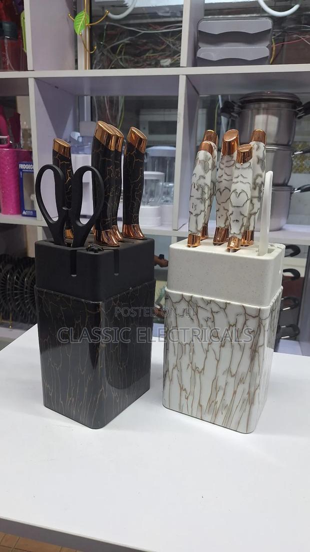 Marble 7pcs Knife Set