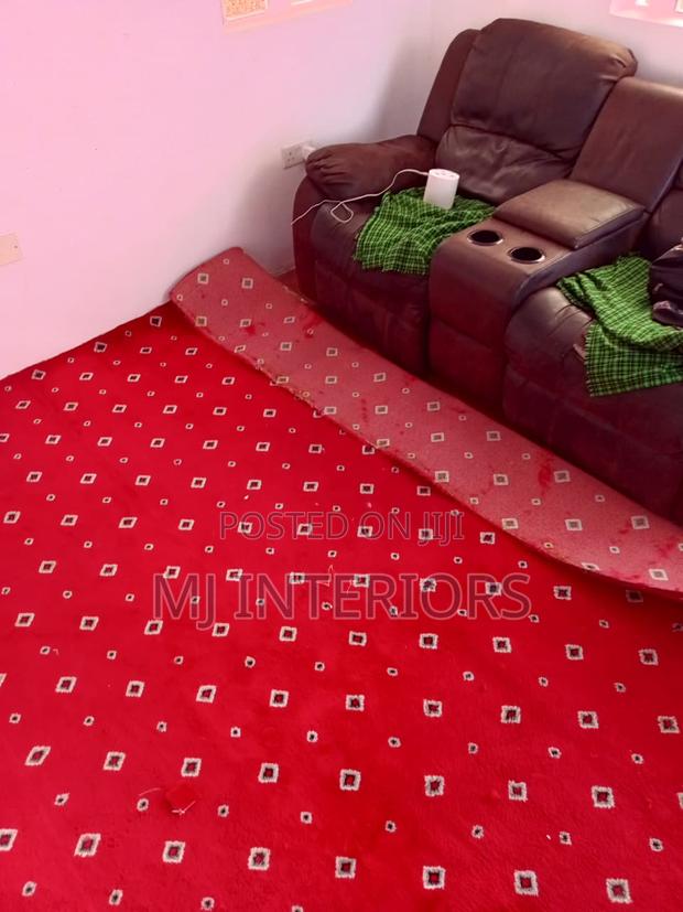 Premium Red House Carpet With Professional Installation
