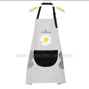Restockedwaterproof Cute Floral Apronsblack,Cream